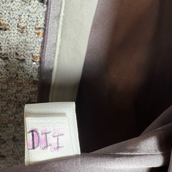St John Couture tweed purple gray blazer jacket 14 - Picture 10 of 14